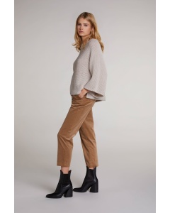 Oui | Cord 7/8 Trousers