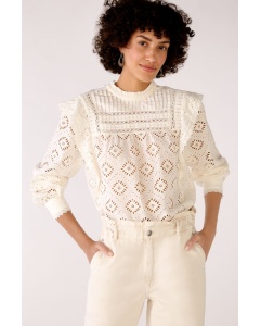Oui | Broderie Anglaise Blouse