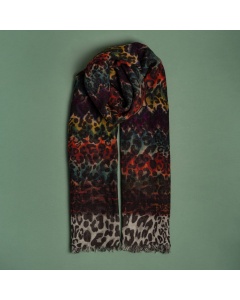 Ombre | Animal Print Scarf