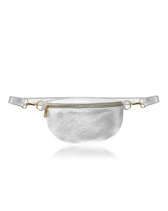 CPW | Cross Waist Bag Silver Leather