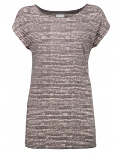 Jersey Print Tee with Braid Back